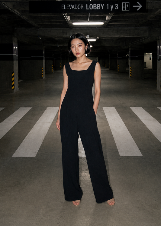 ATHENA BLACK JUMPSUIT