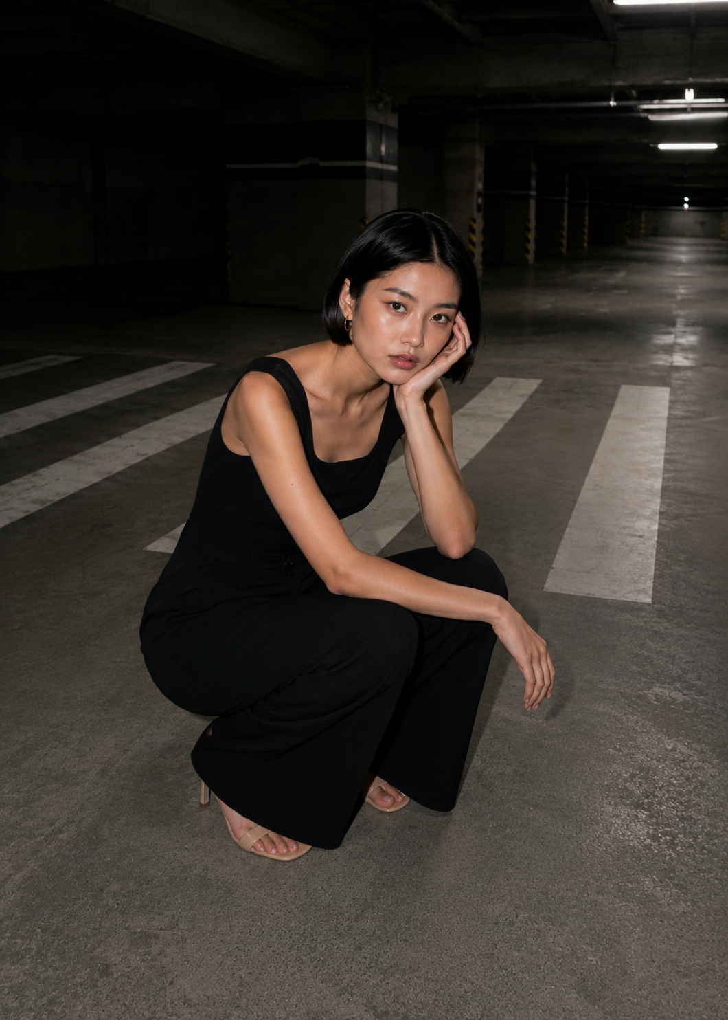 ATHENA BLACK JUMPSUIT