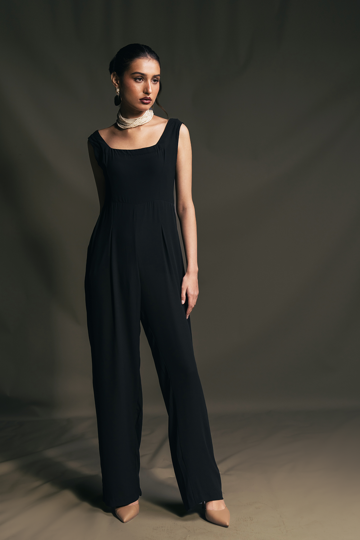 ATHENA BLACK JUMPSUIT