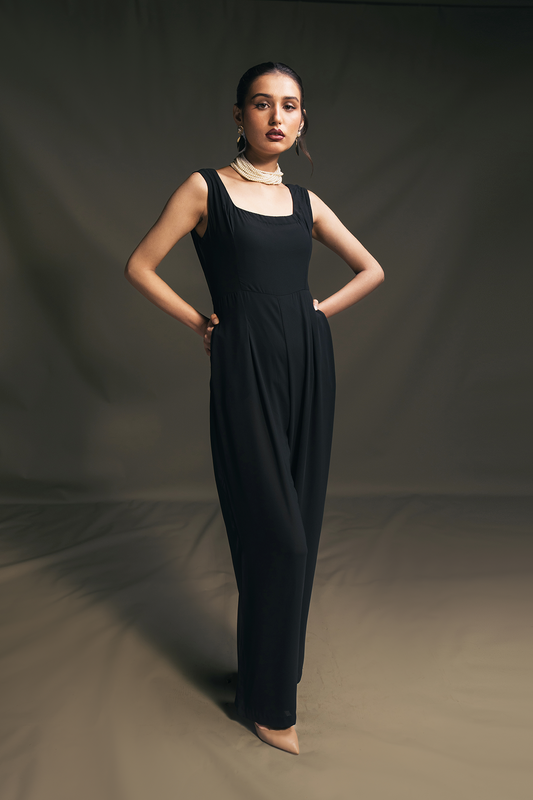 ATHENA BLACK JUMPSUIT