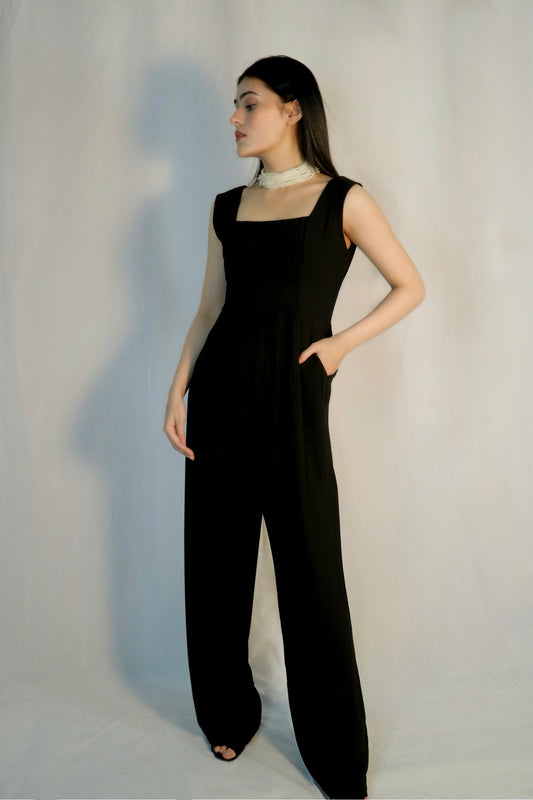 ATHENA BLACK JUMPSUIT